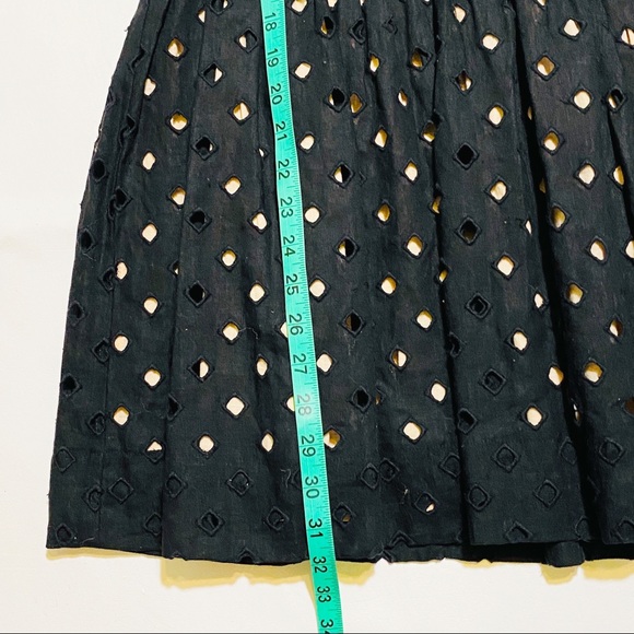 Tigerlily Australia Black Nude Tan Eyelet Dress Full Circle Tail Size US 6 - Picture 6 of 9